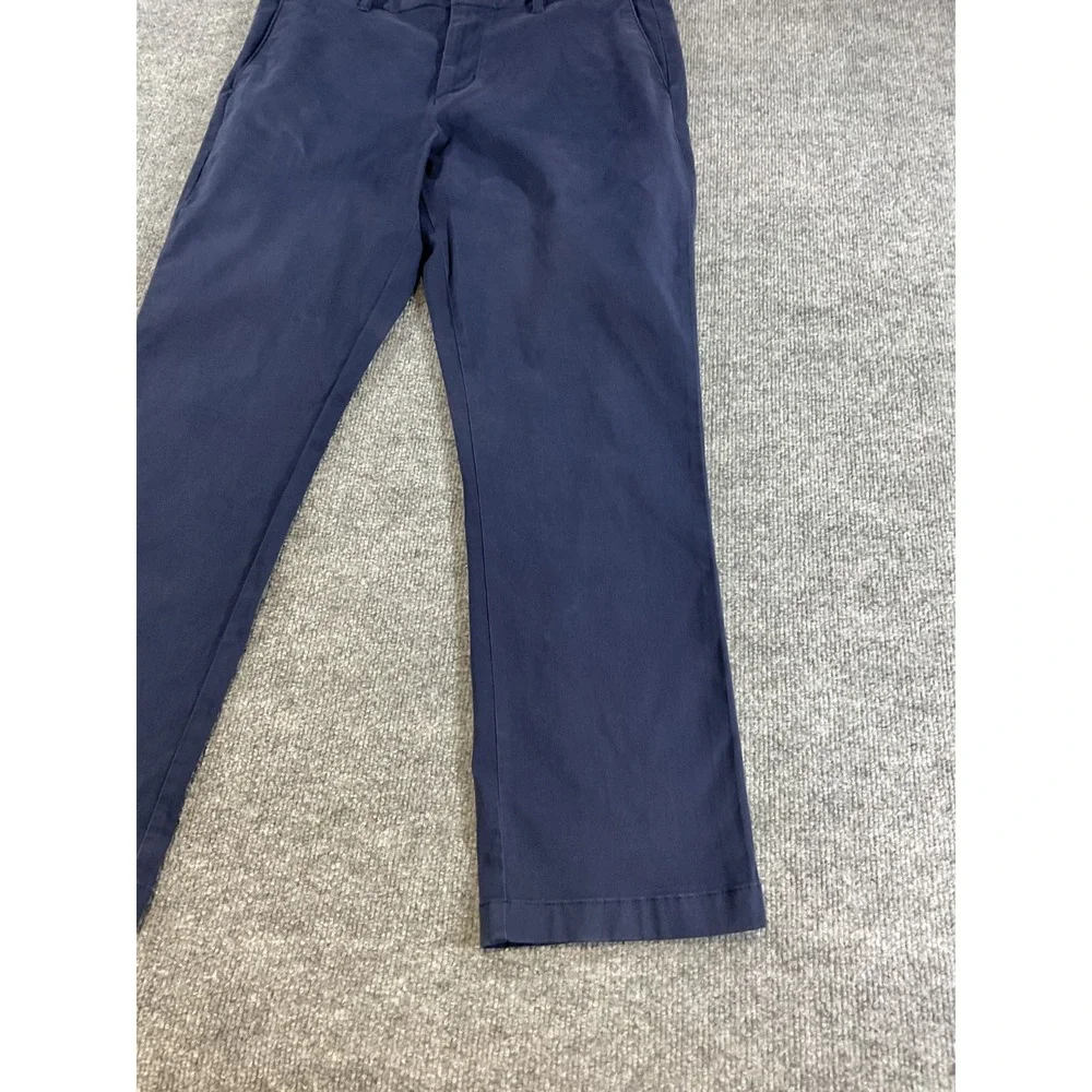 Tommy Bahama Men's Chino Pants 35x30 Navy Blue Flat Front Casual Island Zone